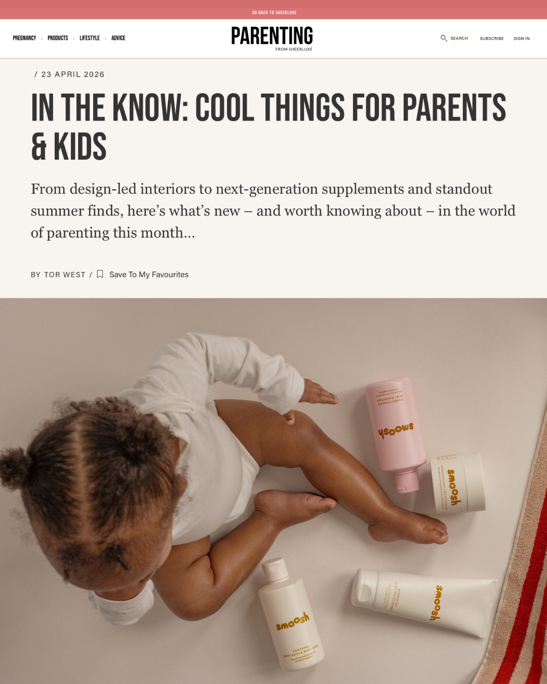 Smoosh: The New Baby Skincare Brand Parents Are Talking About